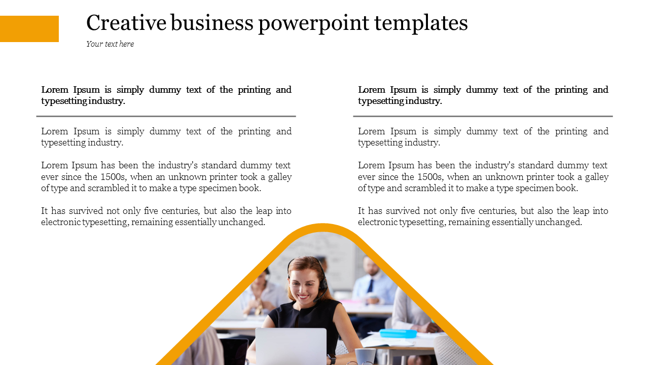 Free - Creative Business PowerPoint Templates Slide Design